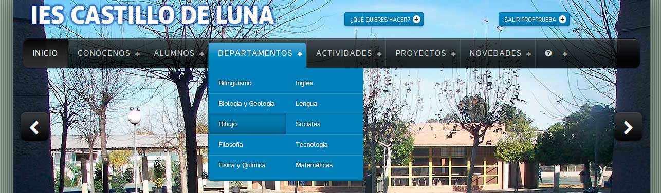 Accedemos al departamento donde queremos realizar una publicación