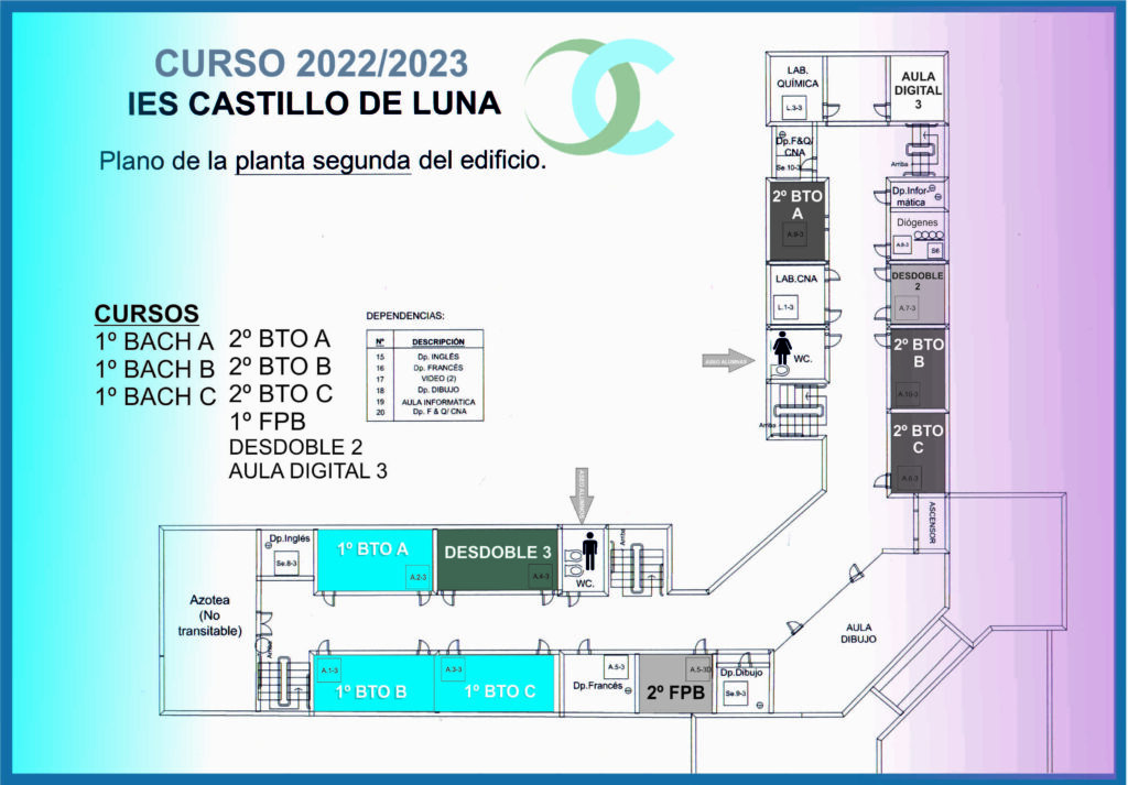 Listas De Clase, Horario Oficial Y Planos Del Centro Curso 2022-2023 ...